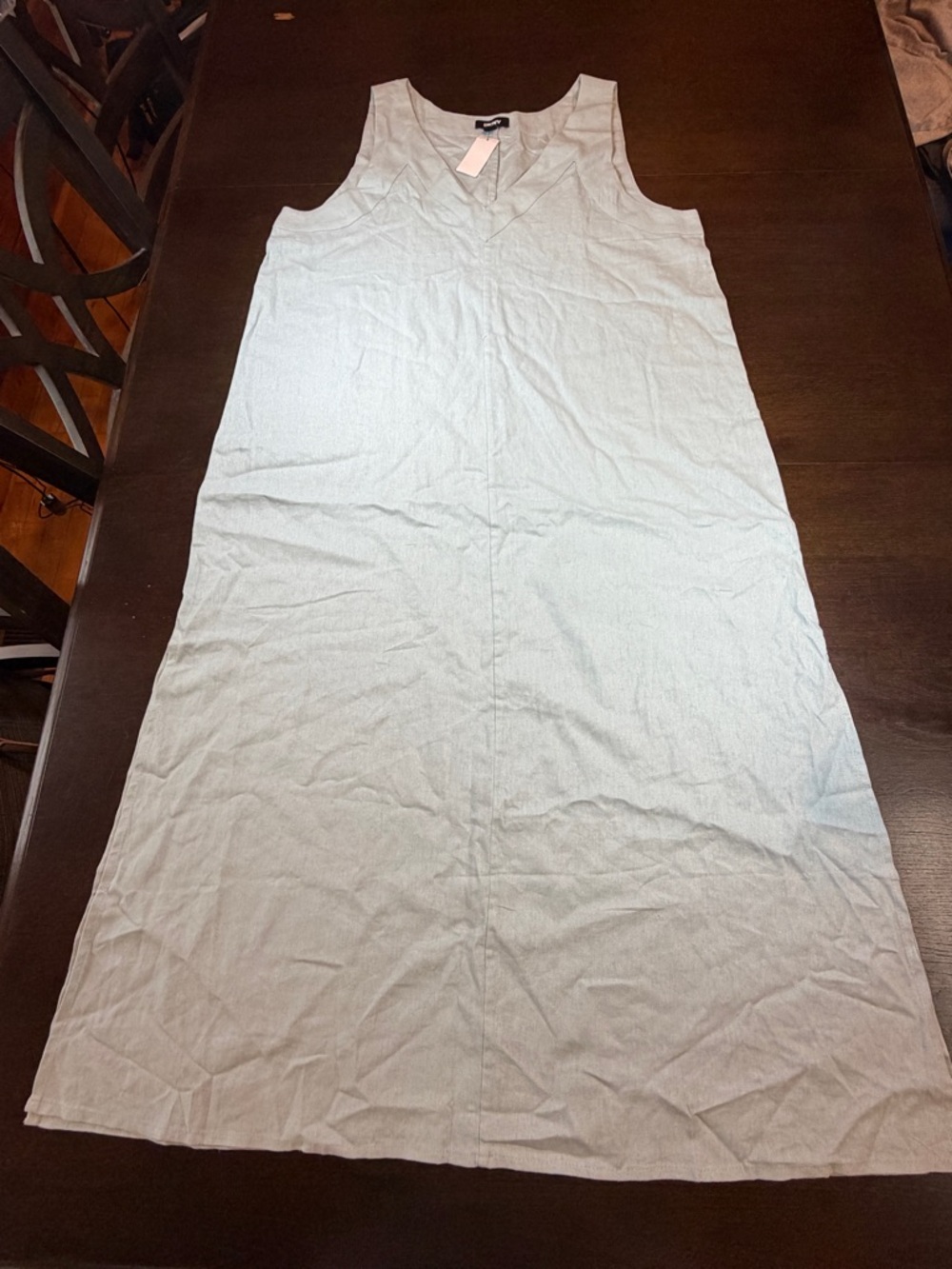 DKNY Light Blue Maxi Dress